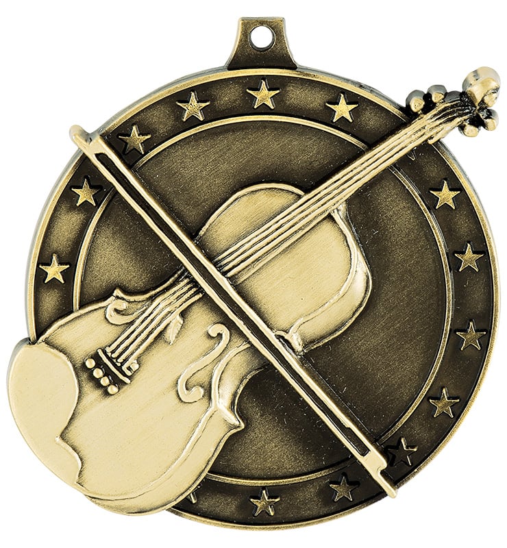2" Violin Medals