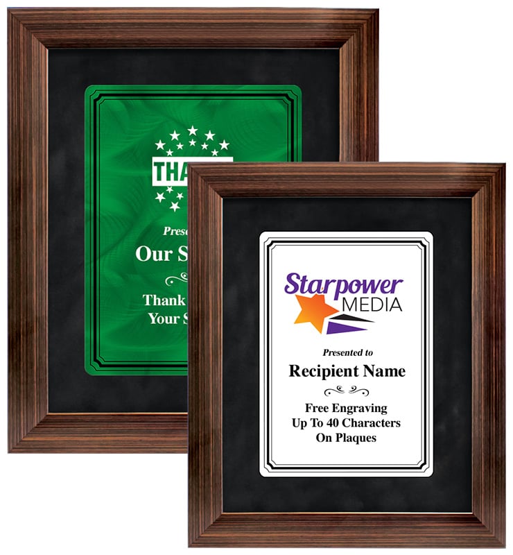 Premium Bronze Paradigm Frame Plaques