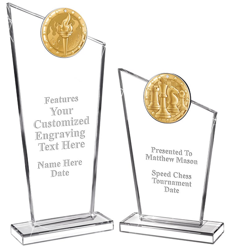 Elevation Crystals With Blaze Inserts