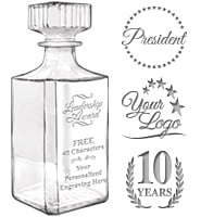 Crystal Decanter 33.75oz