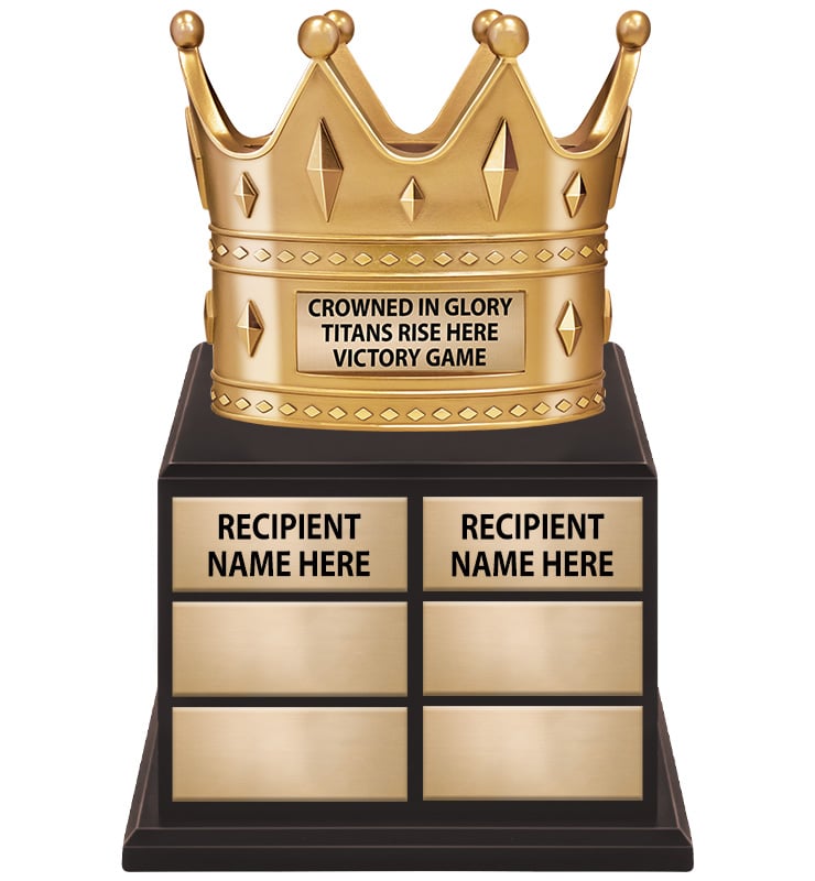 9 3/4" Perpetual Crown Trophy