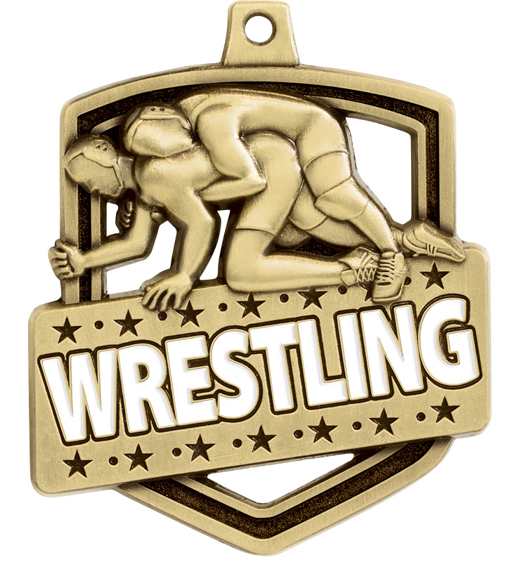 2 1/4" Admiral Wrestling Medals