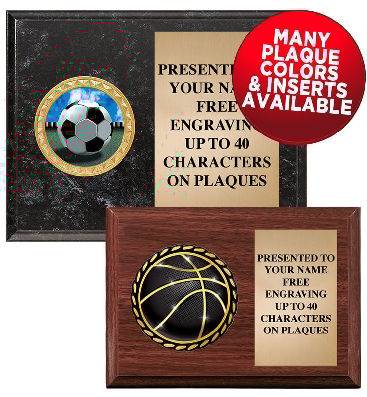 Horizontal Insert Plaques