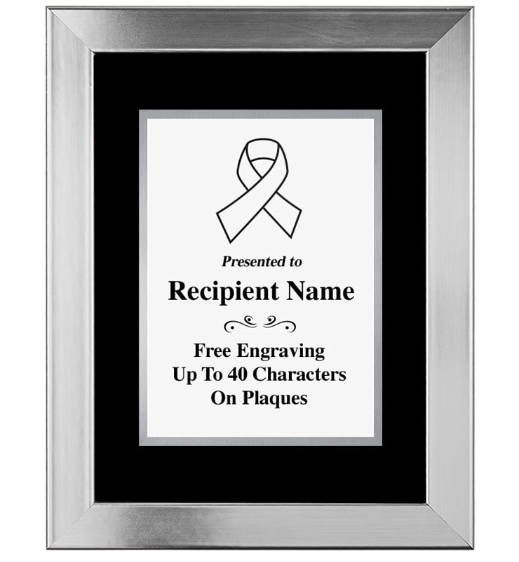 Platinum Framed Plaque