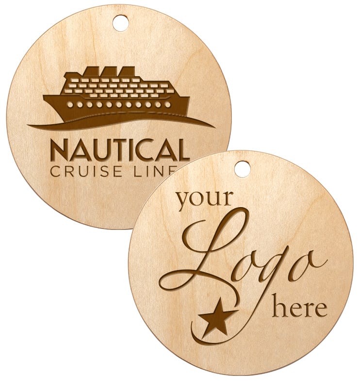 2" Custom Printz Engraved Wood Medal&nbsp;