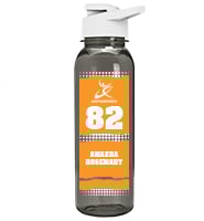 Gray School Spirit Water Bottle 24oz - Orange White