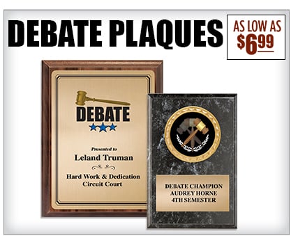 Debate Plaques