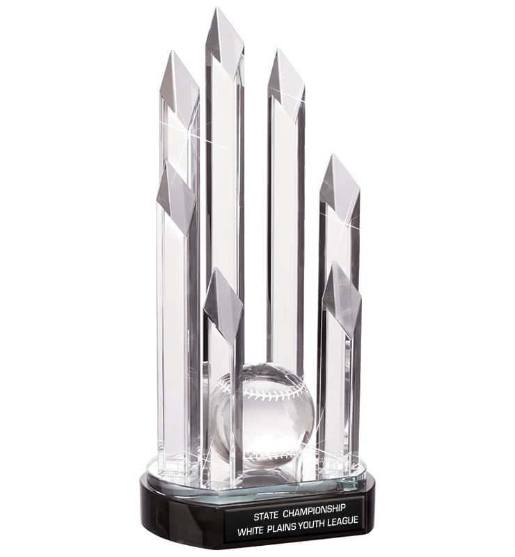 Championship Baseball Crystal