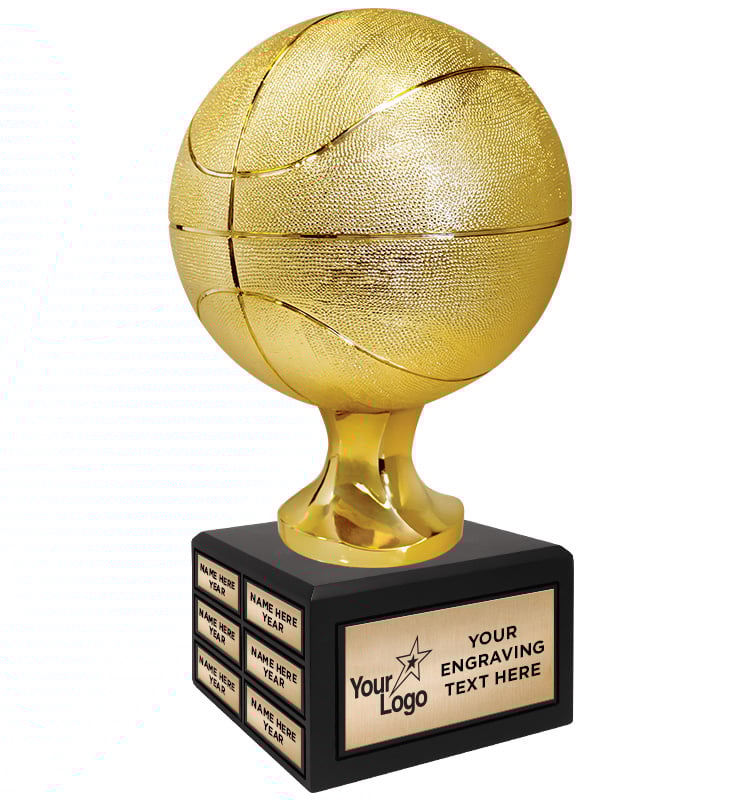 17 1/4" Regulation Size Basketball Perpetual Trophy