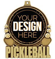 3" Pickleball Double Action 2.0 Medals
