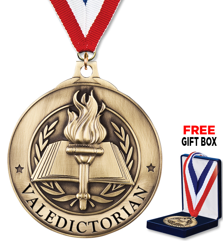 3" Valedictorian Medal