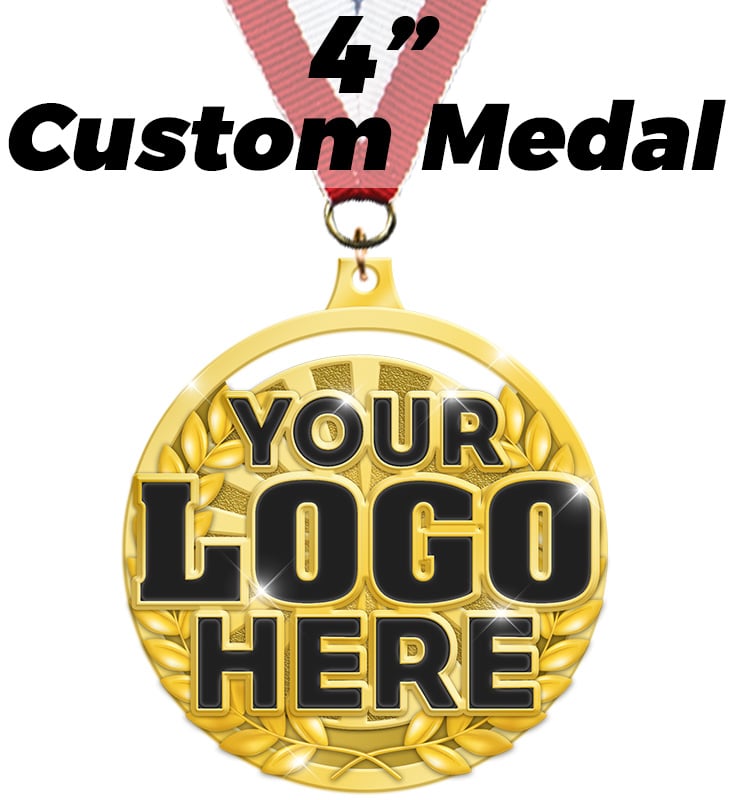 4" Custom Diecast Medal