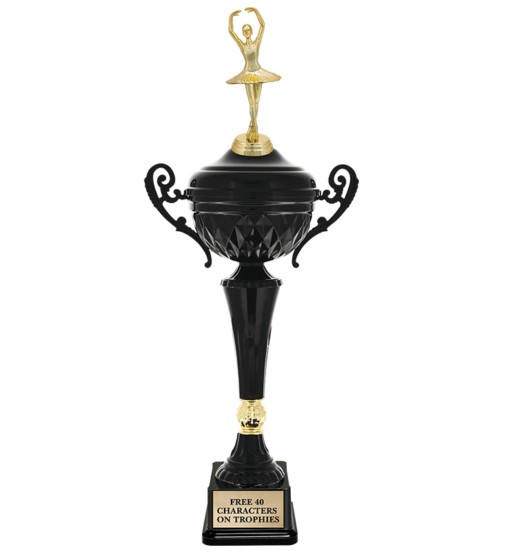 Onyx Cup Trophy With Figure