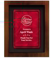 Premium Shadow Box Frame Plaque With Color Plates