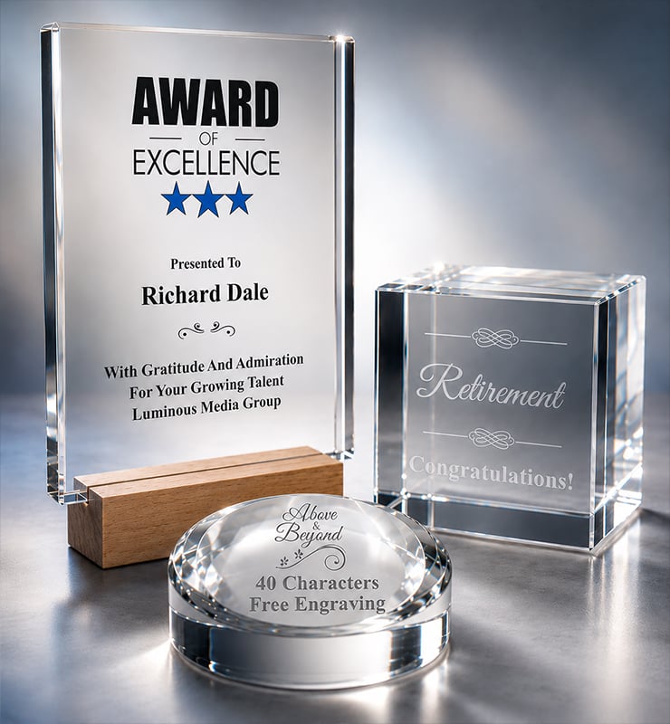 Economy Crystal & Acrylic Awards