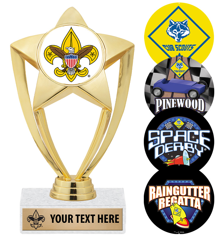 6" Shiny Star Scouts™ Trophy