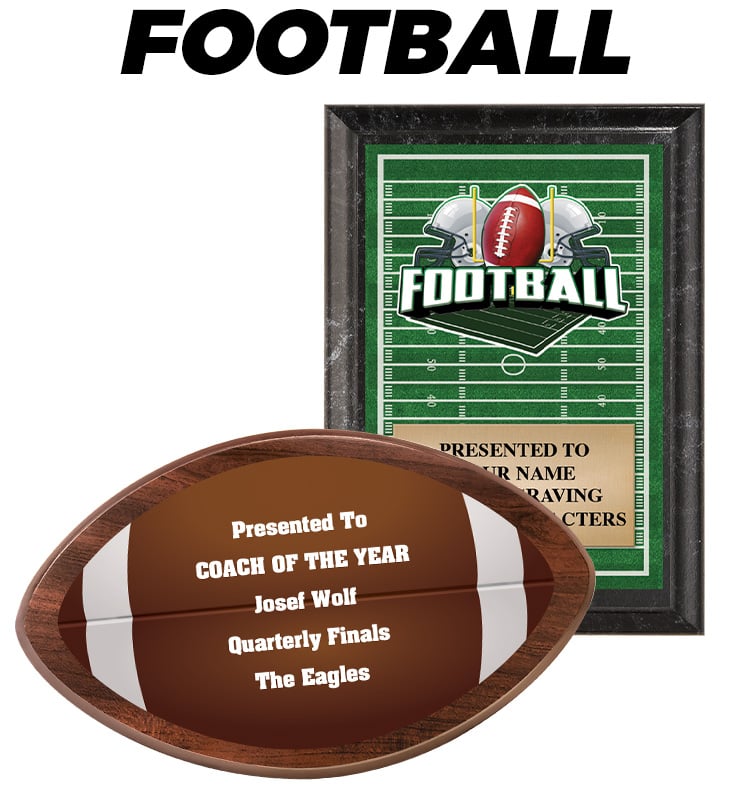 Football Plaques