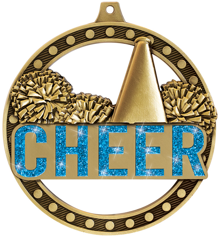 3" Massive Rimz Cheer Medals