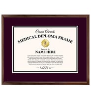 Bronze Medical Diploma Frame
