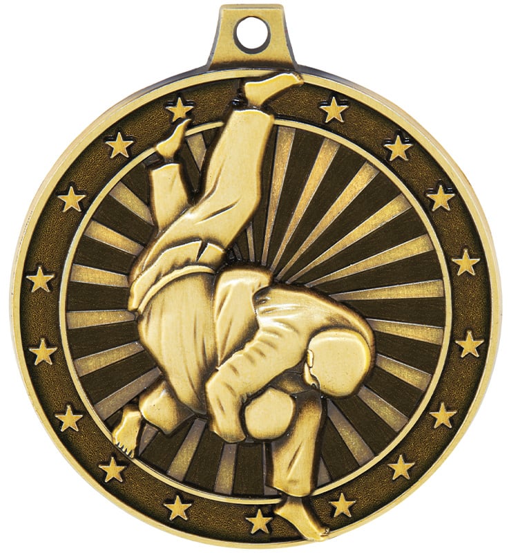 2" 3D Judo Medals