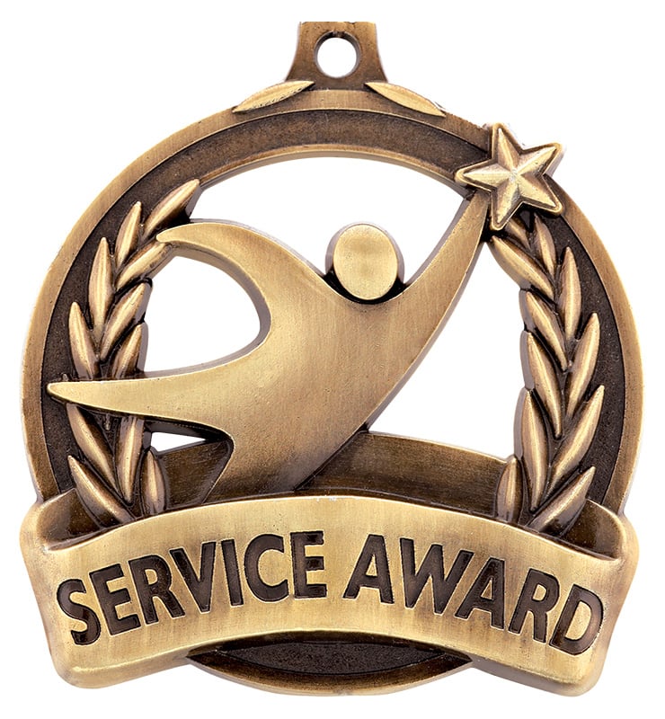 2" Service Award Medal