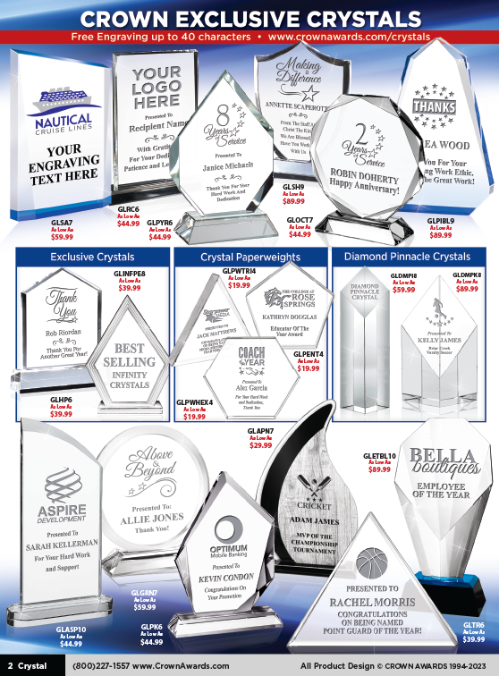 Crown Awards Catalog
