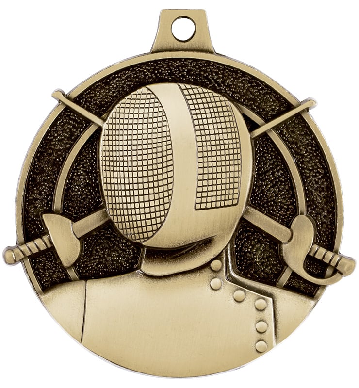 2" Fencing Medals