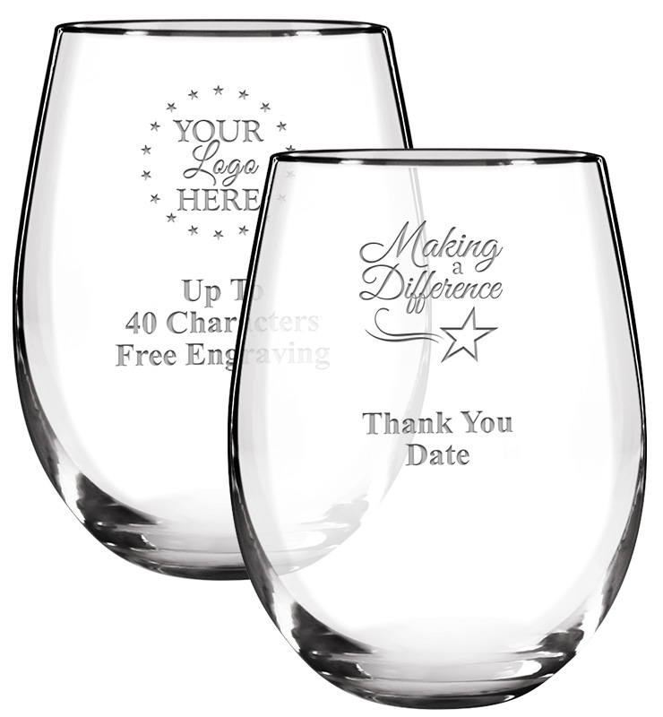Bacchus Stemless Wine Glass 18.1oz