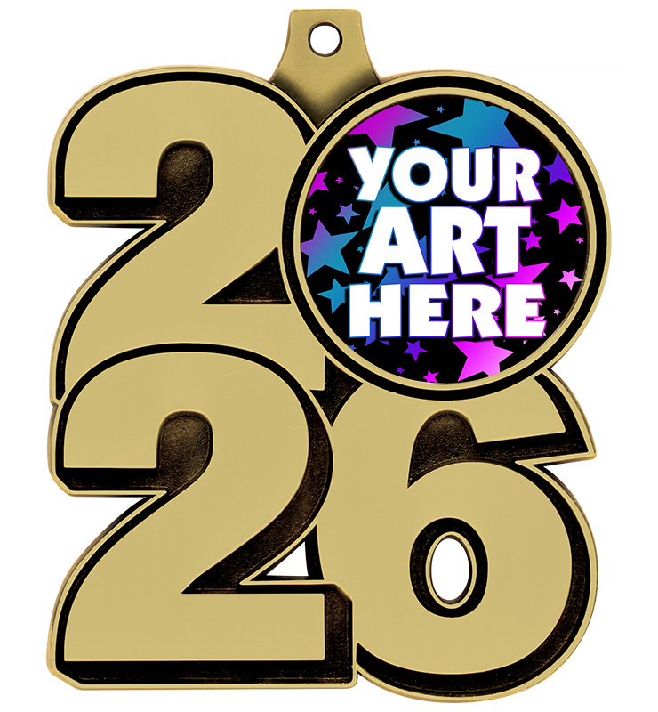 2 1/4" 2026 Insert Medal