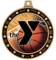 2 1/2" YMCA Universe Star Insert Medals
