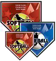 Home Plate Thunder Plaques