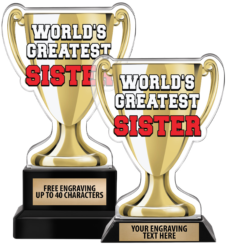 Spectrum Acrylic World's Greatest Sister