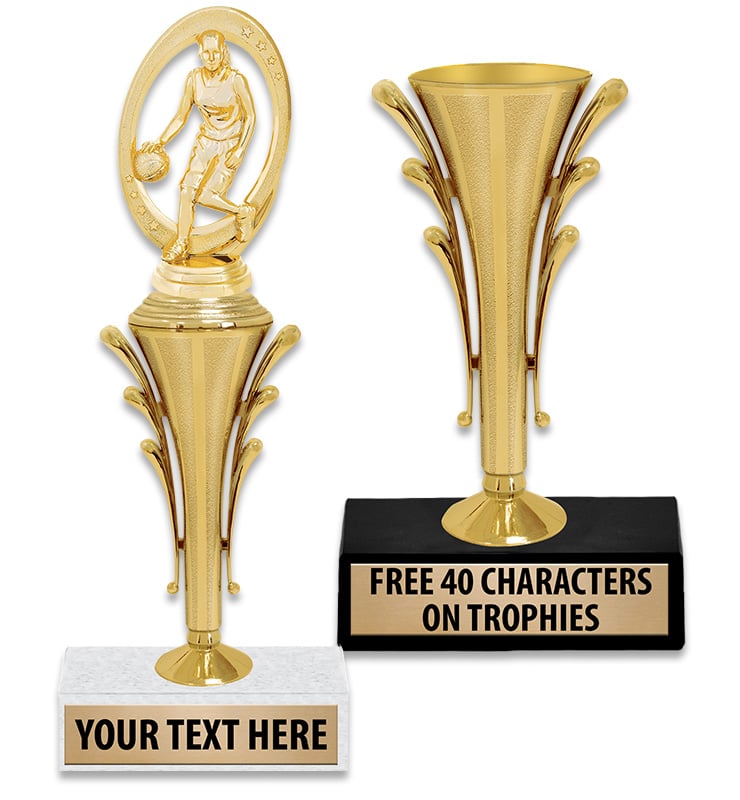 Clarion Cup Trophies On Marble Bases