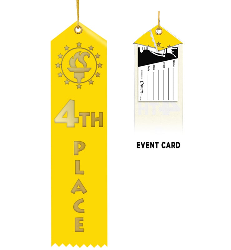 4th Place Award Ribbon