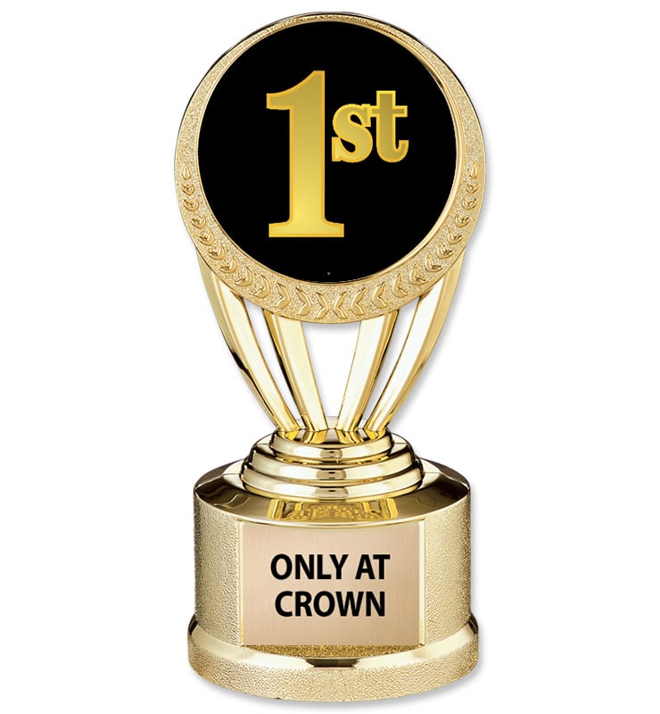 5" Gold Wreath Insert Trophy