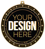 4" Universe Star Insert Medal
