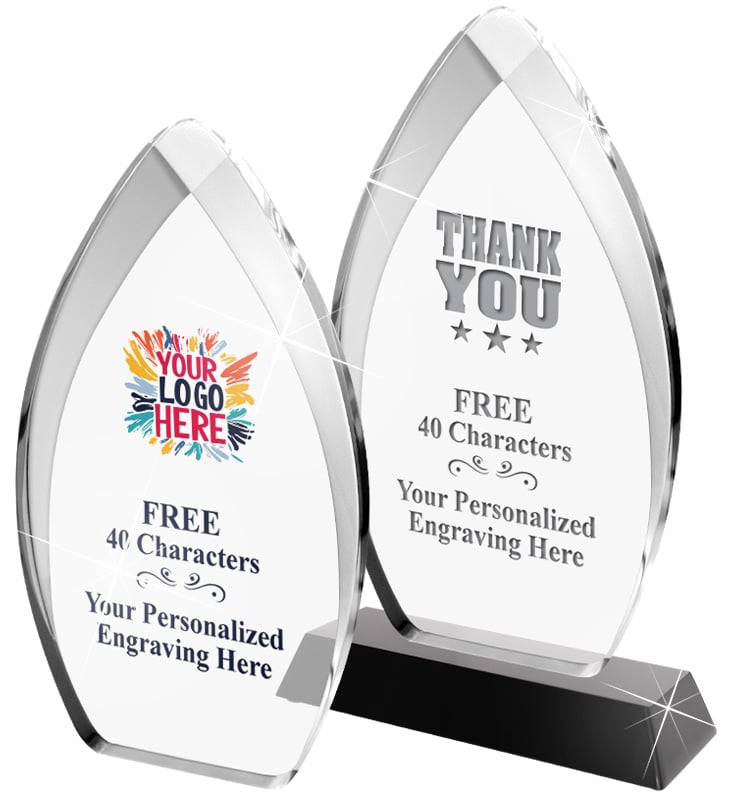 Tear Drop Acrylic Awards