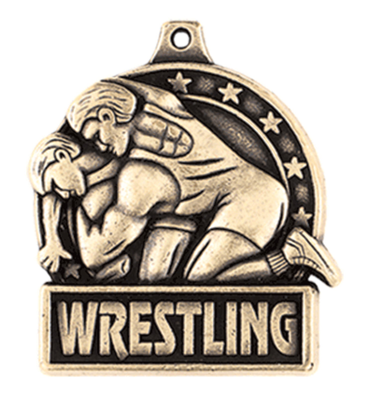1 3/4" Wrestling Medals