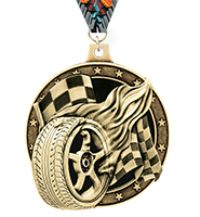 2" Racing Tire Medals