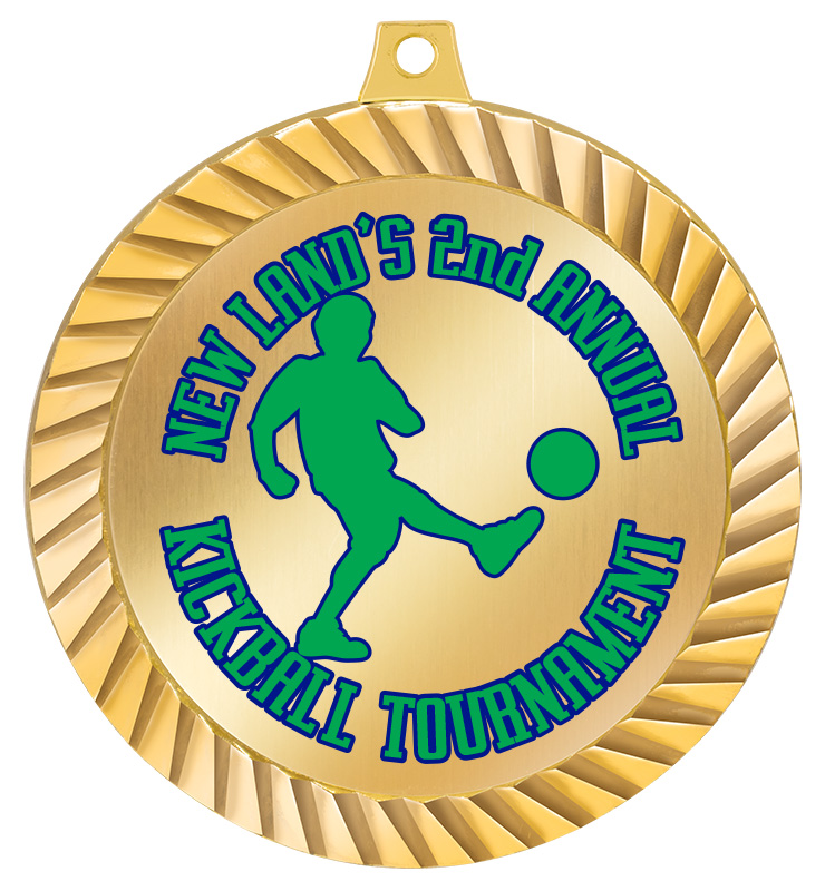 2 1/2" Printz Diamond Cut Medals