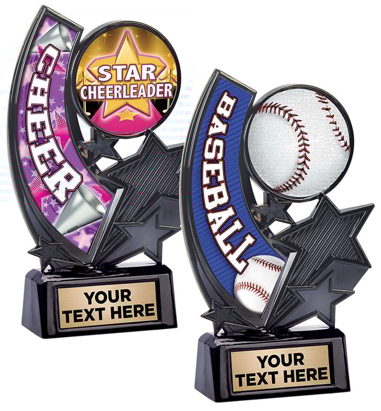 6 1/4" Onyx Icicle Insert Trophies