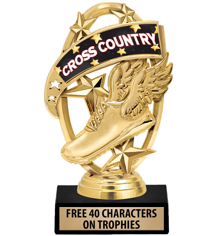 Kudos Winged Foot Cross Country Banner Trophy