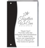 7 1/2" Onyx Wave Accent Acrylic