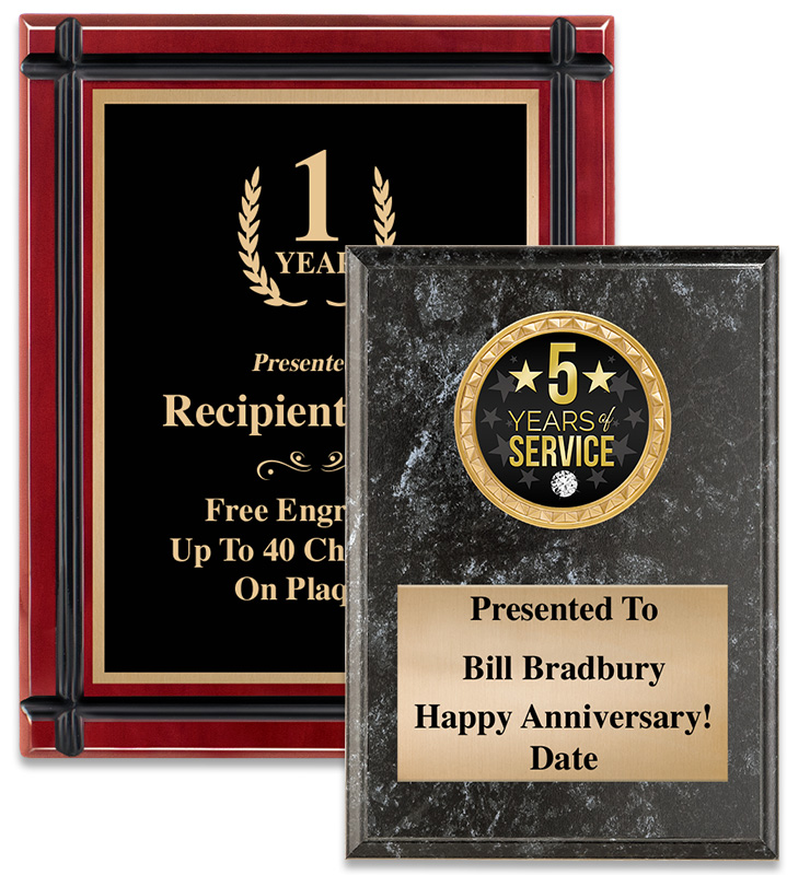 Years Of Service Plaques