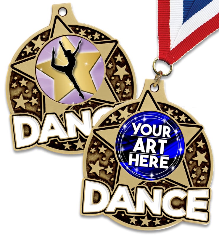 2" Dance Encore Insert Medals