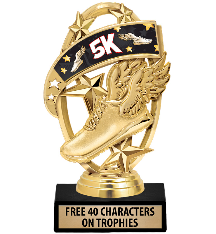 Kudos Winged Foot 5K Banner Trophy