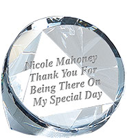 Crystal Prism Paperweight