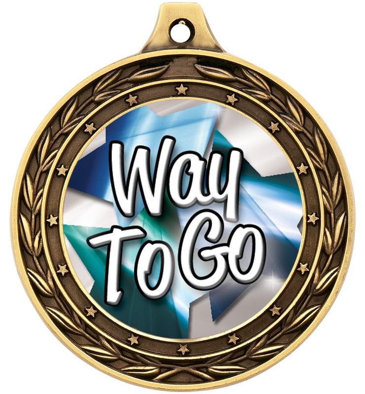 2" Way To Go Duo Medal