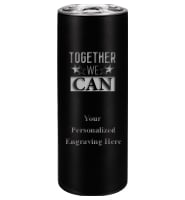 Black Slim Tumbler 20oz
