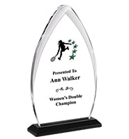 Tear Drop Acrylic Award